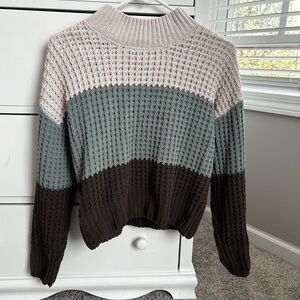 Colorblock Knit Sweater